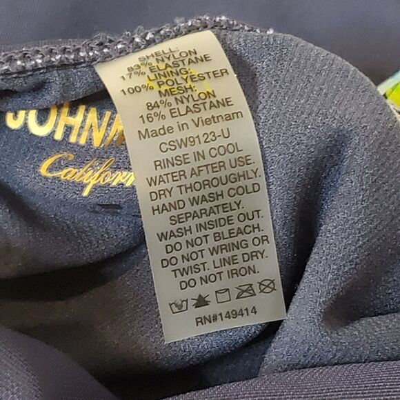 NWOT Johnny Was Womens One Piece Swimsuit Ocean Dreamer Floral Colorful Size XS - Picture 5 of 10